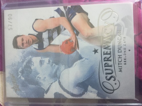 2019 Select Supremacy Mitch Duncan Base Card 57/90