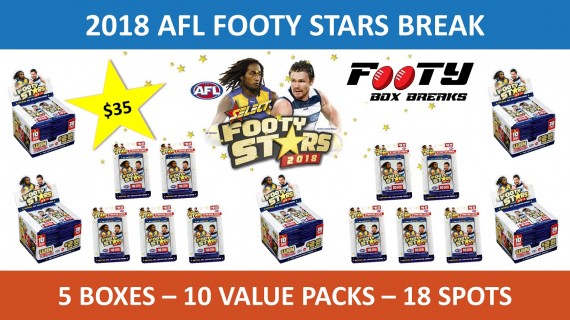#798 AFL 2018 FOOTY STARS THE AUGUSTUS GLOOP BREAK - SPOT 9