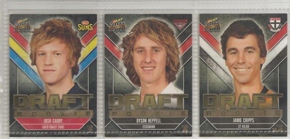2011 Select AFL Champions Draft Rookie - Dyson Heppell -DR8