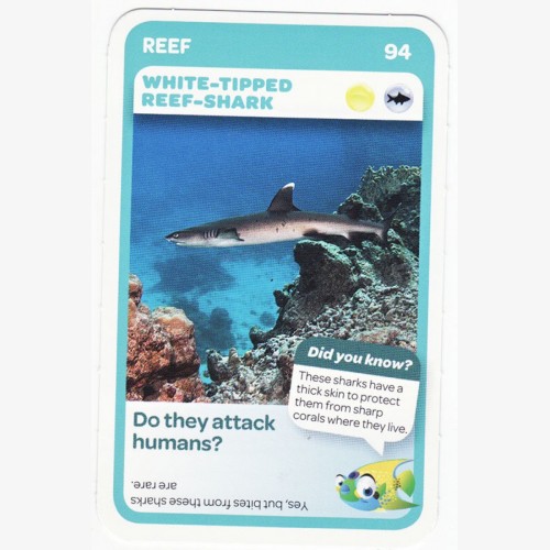 Woolworths Aussie Animals - White-Tipped Reef-Shark #94