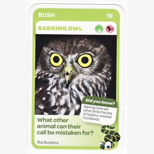 Woolworths Aussie Animals -  Barking Owl #19