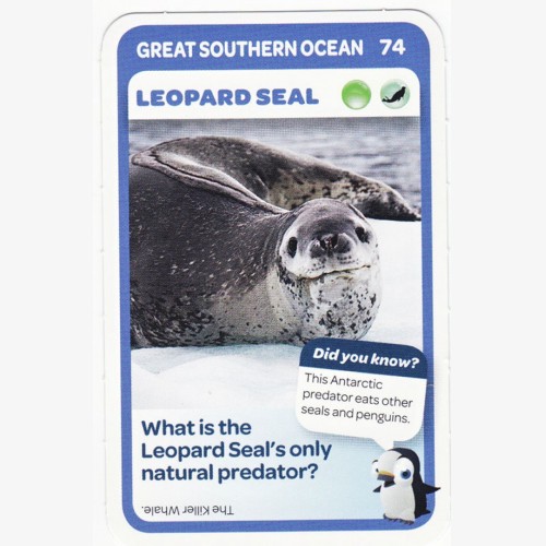 Woolworths Aussie Animals - Leopard Seal #74