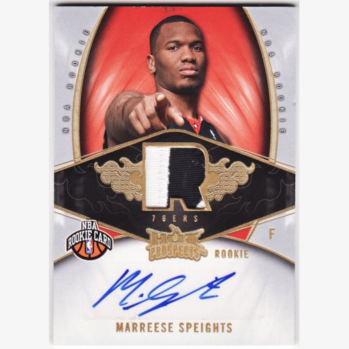 2008-09 Hot Prospects Marreese Speights Auto Patch RC 205/399