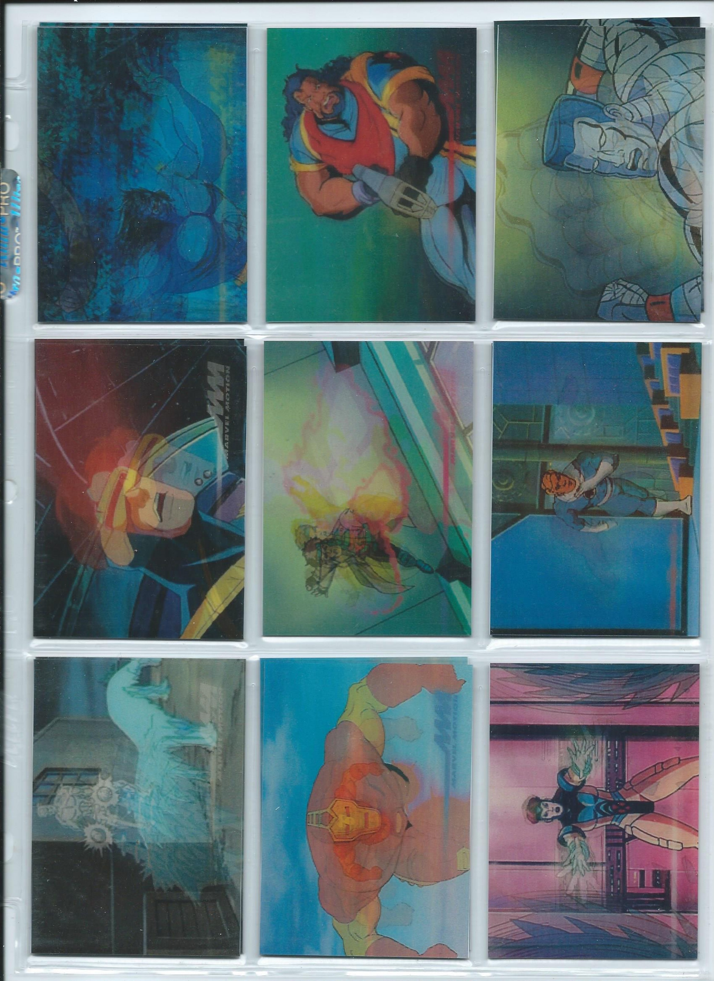 1996 Marvel Motion Cards 3D Motion Cards Lenticular Cards Card Number 1/30 BEAST Gimko