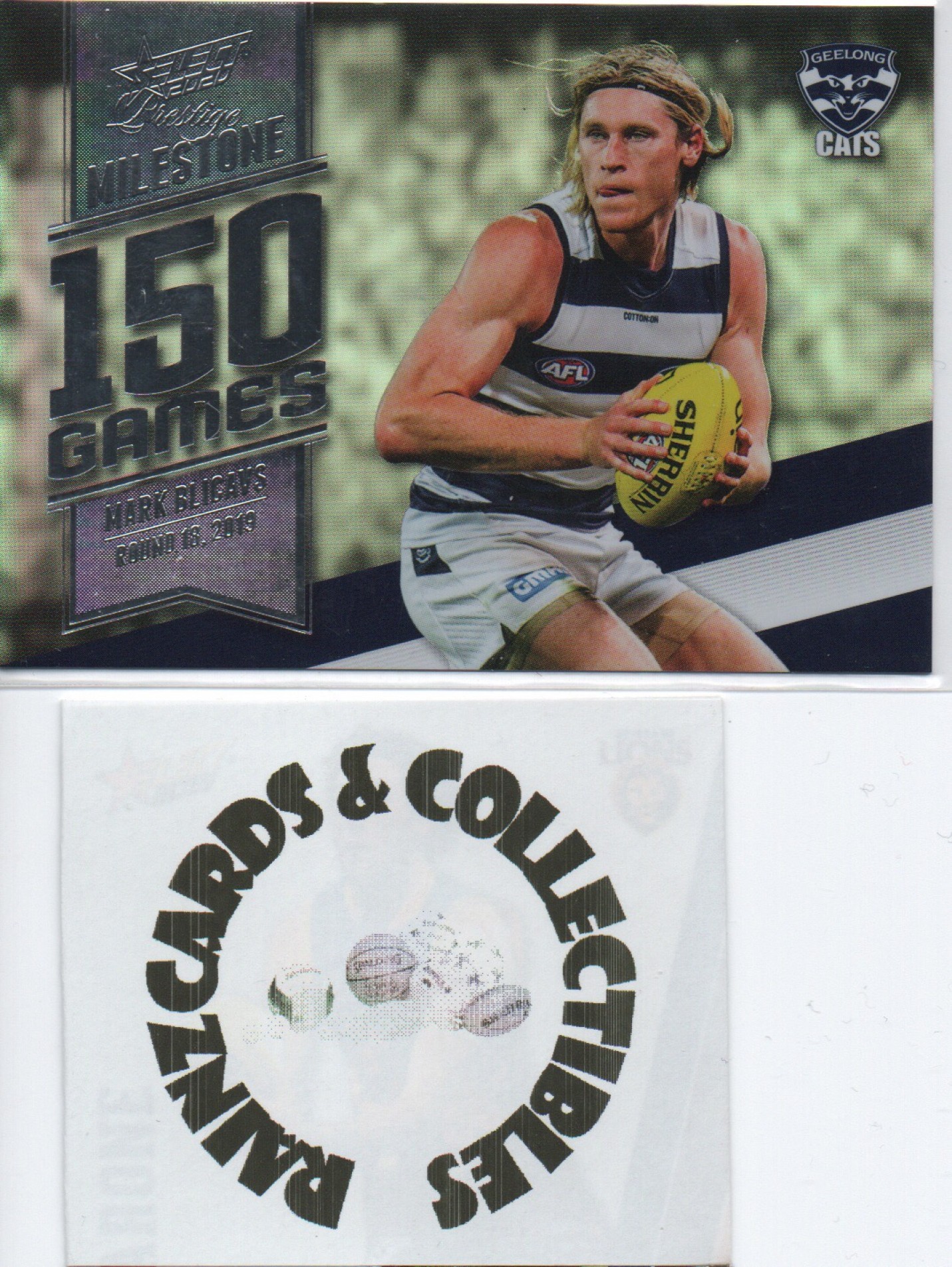 2020 AFL SELECT FOOTY STARS PRESTIGE MILESTONE GAMES MG31 MARK BLICAVS