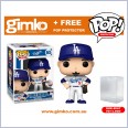 MLB Baseball - Cory Seager Los Angeles Dodgers (Home Uniform) Pop! Vinyl (#65) + Protector