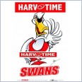 Sydney Swans Mascot (Harv Time Poster)