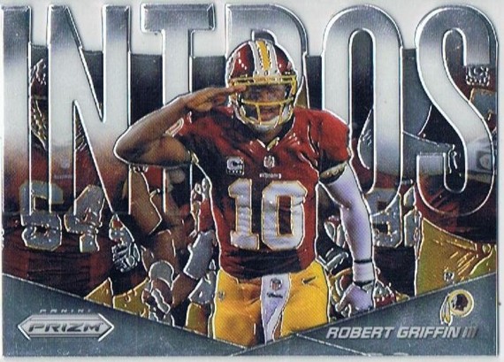 2014 Panini Prizm - Intros Die-Cut #15 Robert Griffin III - Washington Redskins
