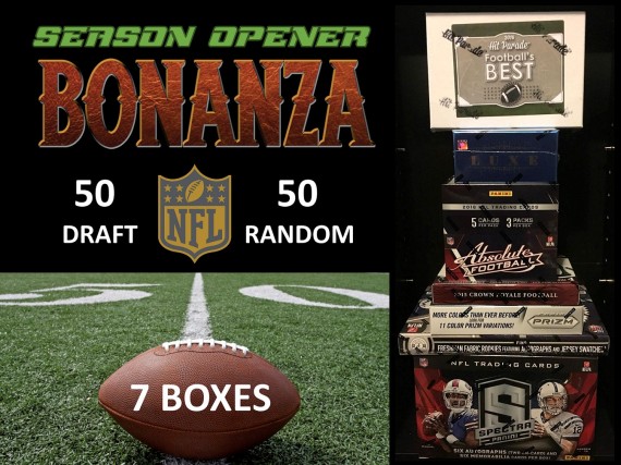 #467 NFL FOOTBALL SEASON OPENER BONANZA BREAK - SPOT 5