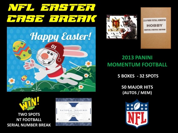 #622 NFL FOOTBALL EASTER CASE BREAK - SPOT 17