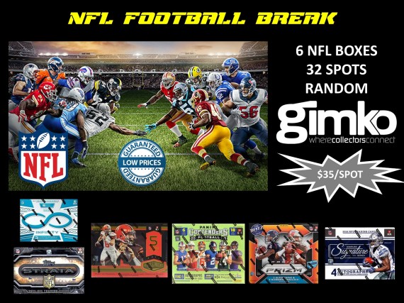 #911 NFL FOOTBALL CHEAPIE BREAK - SPOT 13