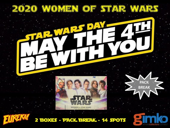 #1041 MAY THE 4TH BE WITH YOU WOMEN OF STAR WARS PACK BREAK - SPOT 2