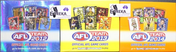 EUREKA SPORTS CARDS AFL  BREAK #44 - 2012/13/14 TEAMCOACH TEAM BREAK - RICHMOND TIGERS