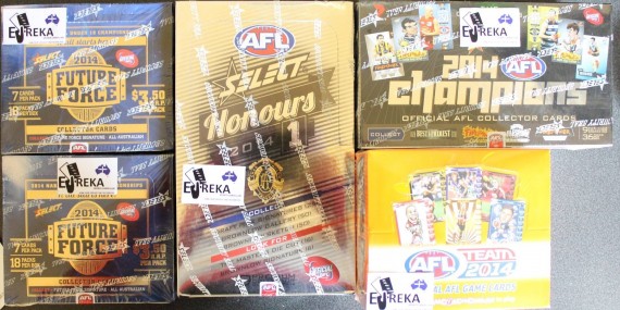 EUREKA SPORTS CARDS AFL BREAK #70 - 2014 SERIES BREAK - SPOT 12