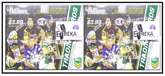 EUREKA SPORTS CARDS NRL BREAK #69 - 2 BOX 2015 ESP TRADERS - SPOT 14