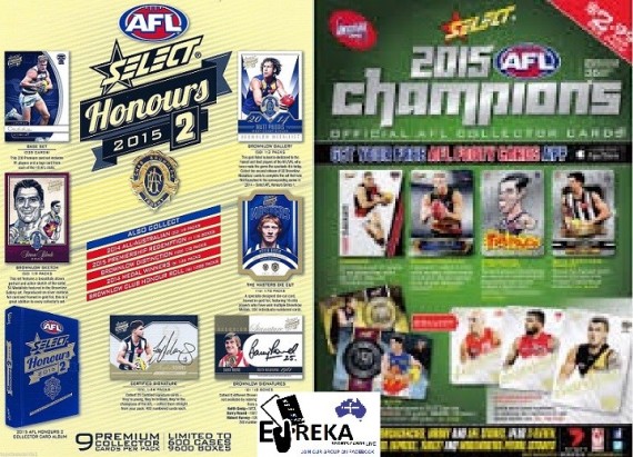 EUREKA SPORTS CARDS AFL BREAK #80 - 2015 HONOURS/CHAMPS BREAK - SPOT 10