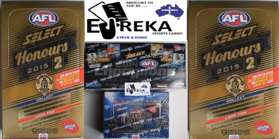 EUREKA SPORTS CARDS AFL BREAK #85 - 2015 HONOURS & MIX BREAK - SPOT 17