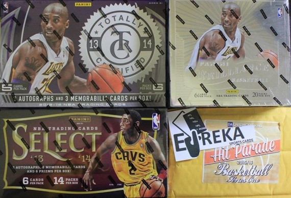 #130 EUREKA SPORTS CARDS NBA  3 BOX  BREAK + HIT PARADE  - SPOT 25