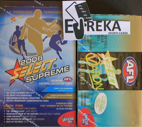 #125 EUREKA SPORTS CARDS AFL - CAPTAIN SUPREME BREAK - SPOT 1