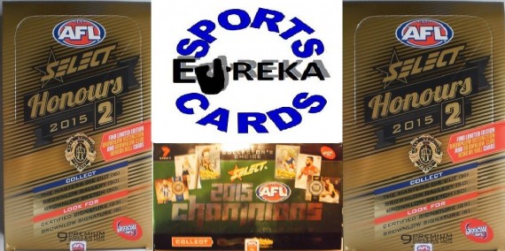 #137 EUREKA SPORTS CARDS AFL 2015 SELECT HONOURS CHAMPIONS BREAK - SPOT 12