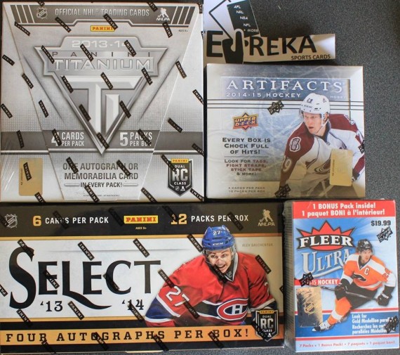 #179 EUREKA SPORTS CARDS NHL 4 BOX  BREAK   - SPOT 23