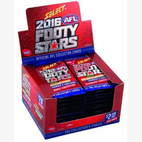 #269 EUREKA AFL 2016 SELECT FOOTY STARS 2x BOX BREAK + VALUE PACKS - SPOT 13