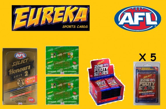 #284 EUREKA SPORTS CARDS AFL 2015 & 2016 BOX BREAK - SPOT 1