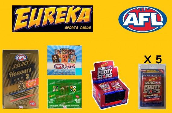 #324 EUREKA SPORTS CARDS AFL 2015 & 2016 BOX BREAK - SPOT 15
