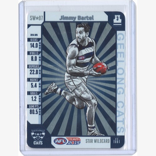 2015 TeamCoach  Star Wild SW-07 Jimmy Bartel - Geelong Cats