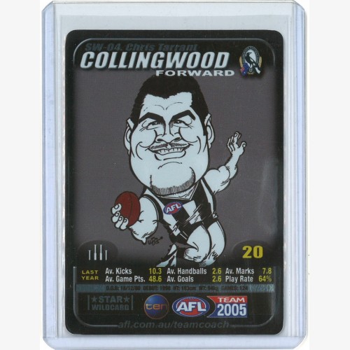 2005 TeamCoach Star Wild SW-04 Chris Tarrant - Collingwood Magpies