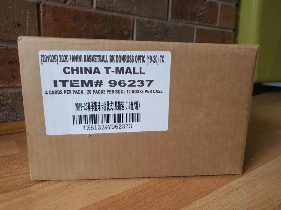 2019/20 Panini Donruss Optic Basketball Tmall Edition Case (Free Shipping)
