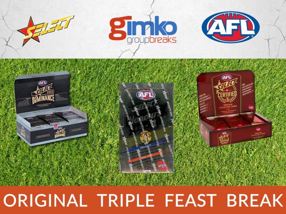 #1278 AFL FOOTBALL ORIGINAL TRIPLE FEAST BREAK - SPOT 12