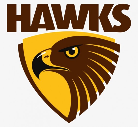#2136 AFL FOOTBALL 2023 THREE AMIGOS PYT BREAK - HAWTHORN HAWKS