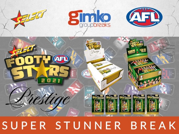 #1571 AFL FOOTBALL SUPER STUNNER BREAK - SPOT 12