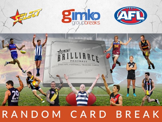 #2010 AFL FOOTBALL 2022 BRILLIANCE RANDOM CARD BREAK - SPOT 69