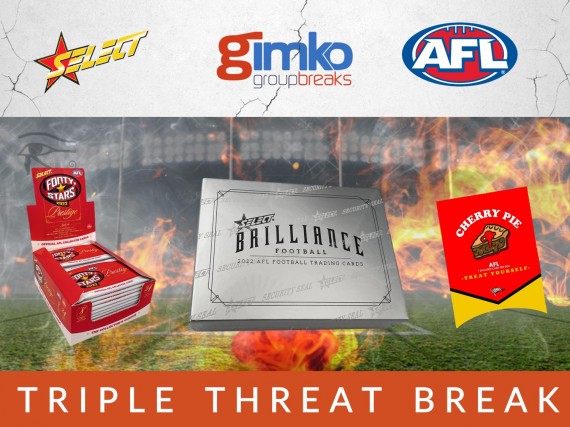 #2019 AFL FOOTBALL 2022 TRIPLE THREAT BREAK - SPOT 3