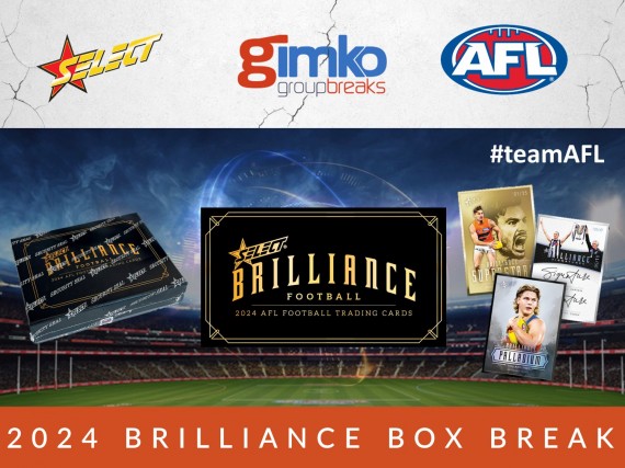 #2239 AFL FOOTBALL 2024 BRILLIANCE BOX BREAK - SPOT 12