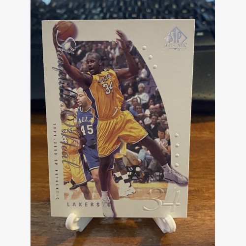 1999-00 SP Authentic #39 Shaquille O'Neal