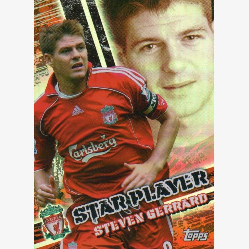 2006/07 Steve Gerrard - Liverpool Star Player Insert
