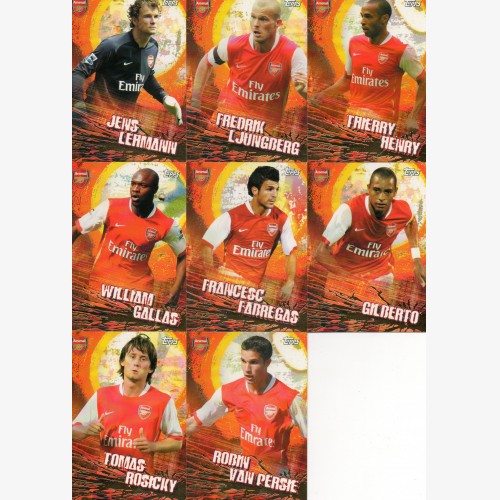 2006/07 Topps Arsenal Team Common Set