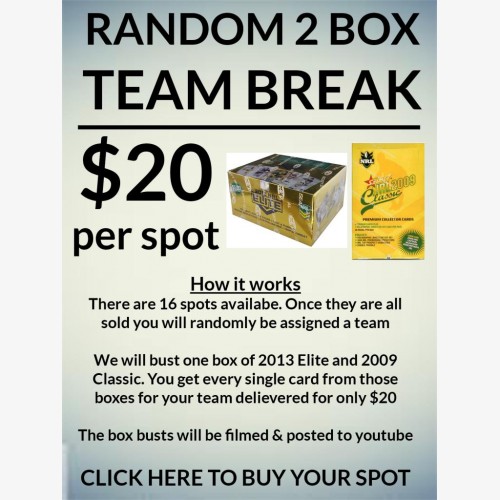 2 Box Random Break - Spot 13