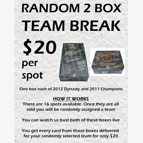 2 Box Random Break - Spot 1