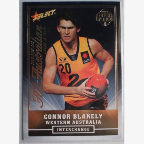 2014 AFL SELECT FUTURE FORCE CONNOR BLAKELY  ALL AUSTRALIAN CARD - FREMANTLE DOCKERS