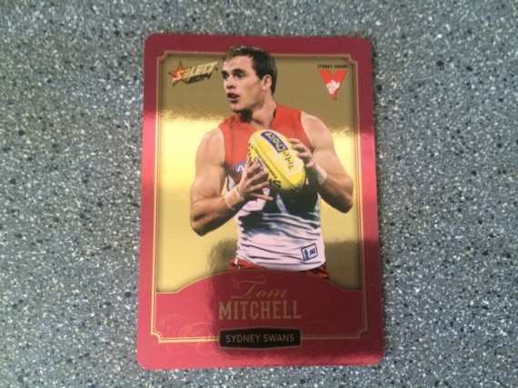 2014 AFL Champions Gold Card Tom Mitchell - CG 194 - Sydney Swans