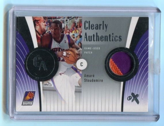 2006-07 E-X Clearly Authentics Patches #CAAS Amare Stoudemire 54/75 2CLR Game Used Patch - Pheonix Suns
