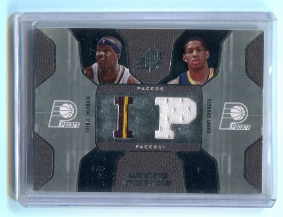 2007-08 SPx Winning Materials Combos #GO Jermaine O'Neal / Danny Granger - Indiana Pacers
