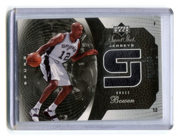 2005-06 Sweet Shot Jerseys #BB Bruce Bowen /125 - San Antonio Spurs
