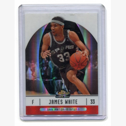 2006-07 Finest Refractors #76 James White - San Antonio Spurs