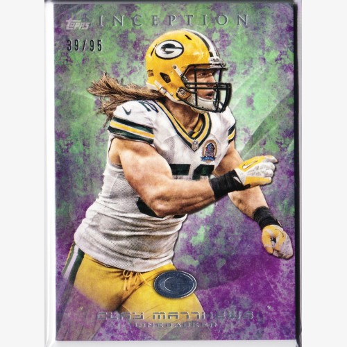 3 x Clay Matthews Numbered Inserts - Crown Royale, Inception, Bowman Chrome - Green Bay Packers / USC
