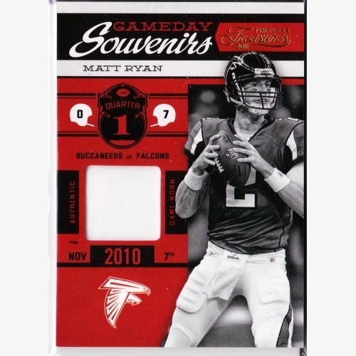 2011 Timeless Treasures Game Day Souvenirs 1st Quarter Prime #7 Matt Ryan 3/25 - Falcons / Boston College